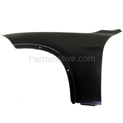 Aftermarket Replacement - FDR-1815LC CAPA 2013-2015 BMW X1 (2.0 & 3.0 Liter Engine) Front Fender Quarter Panel (without Turn Signal Light Holes) Steel Left Driver Side