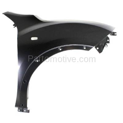 Aftermarket Replacement - FDR-1413RC CAPA 2011-2012 Nissan Juke (1.6 Liter Turbocharged Engine) Front Fender Quarter Panel (with Turn Signal Lamp and Flare Holes) Right Passenger Side