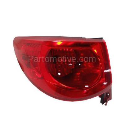 Aftermarket Auto Parts - TLT-1608LC CAPA 09-12 Chevy Traverse Taillight Taillamp Rear Brake Light Lamp Driver Side L
