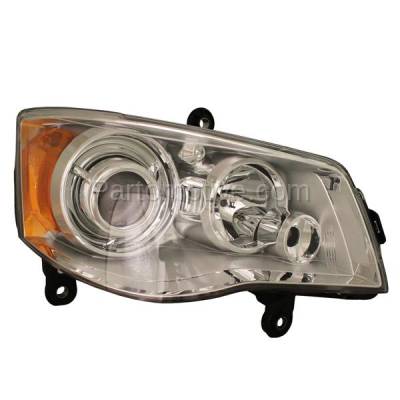 Aftermarket Replacement - HLT-1799R 08-12 Town&Country HID Headlight Headlamp Front Head Light Right Passenger Side