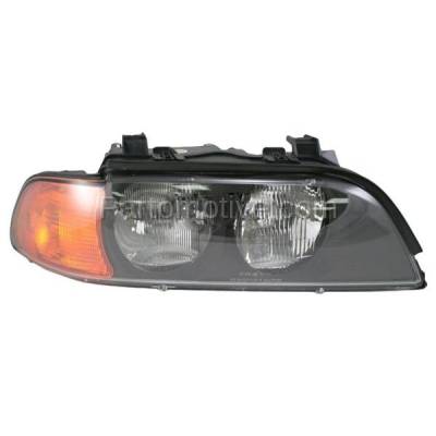 TYC - HLT-1309RT TYC 98-00 BMW 5-Series Headlight Headlamp Front Head Light Right Passenger Side