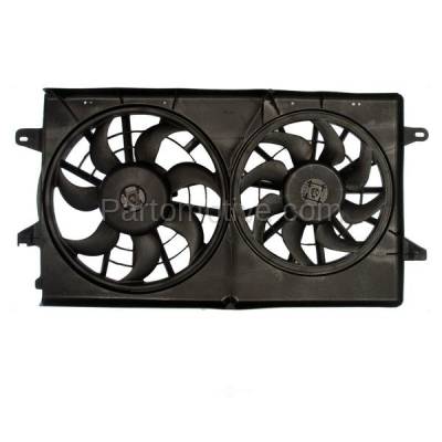 Aftermarket Replacement - FMA-1119 95 96 97 98 Windstar Van Dual Radiator A/C Condenser Cooling Fan Motor Assembly