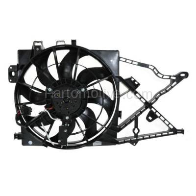 Aftermarket Replacement - FMA-1436 00-04 Saturn L-Series Sedan Wagon 2.2 Radiator Engine Cooling Fan Motor Assembly