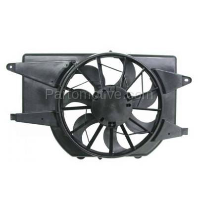 Aftermarket Replacement - FMA-1439 02-03 Saturn Vue 3.0L Radiator A/C Condenser Cooling Fan Motor Assembly 22674667