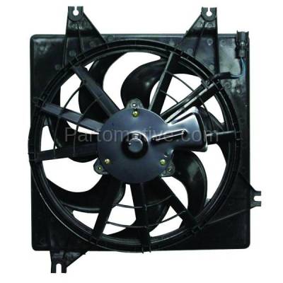 Aftermarket Replacement - FMA-1288 00-04 Spectra 98-01 Sephia (auto trans.) AC Condenser Cooling Fan Motor Assembly