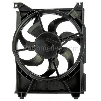 Aftermarket Replacement - FMA-1297 A/C Condenser Cooling Fan Motor Assembly with Blade & Shroud For 07 08 09 Amanti