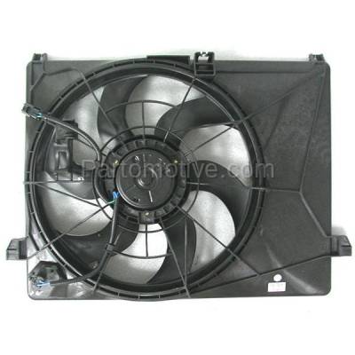 Aftermarket Replacement - FMA-1306 07-08 Rando 2.7L Dual Radiator A/C Condenser Cooling Fan Motor Assembly Shroud