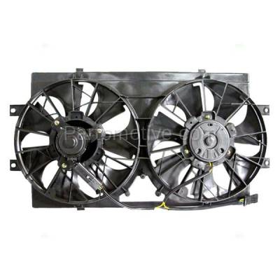 Aftermarket Replacement - FMA-1097 95-00 Stratus Cirrus V6 Dual Radiator A/C Condenser Cooling Fan Motor Assembly