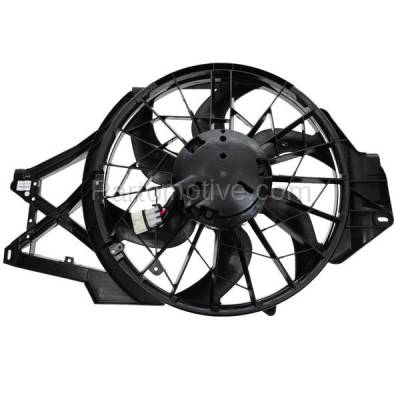 Aftermarket Replacement - FMA-1123 98 Mustang 3.8L Radiator A/C Condenser Cooling Fan Motor Assembly F8ZZ 8C607 BA