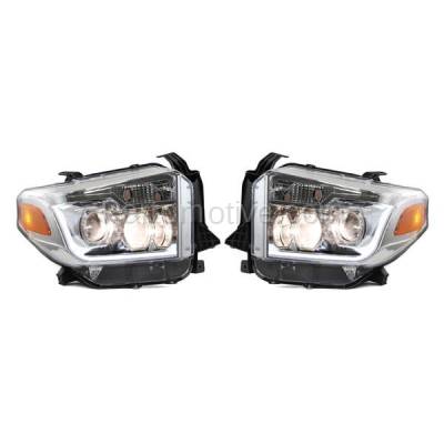 Aftermarket Replacement - KV-STYTY1415PHL1 Headlight Driving Head light Headlamp Driver & Passenger Side LH RH