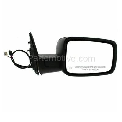 Aftermarket Replacement - LKQ-CH1321304OE 2009-2012 Dodge Ram Pickup Truck Rear View Mirror Assembly Power, Heated with Turn Signal & Puddle Lamp Textured Black Right Passenger Side