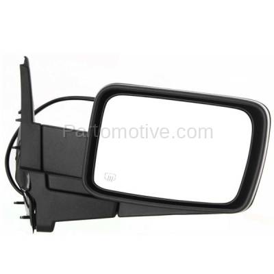 Aftermarket Replacement - LKQ-CH1321267OE 2006-2010 Jeep Commander Rear View Mirror Assembly Power, Manual Folding, Heated Paintable Housing with Glass Right Passenger Side