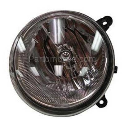 Aftermarket Replacement - LKQ-CH2502176R Jeep Compass Patriot Headlight Headlamp Front Head Light Lamp Left Driver Side L