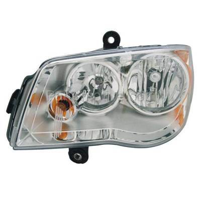 Aftermarket Replacement - LKQ-CH2502192R Town&Country Caravan Headlight Headlamp Front Head Light Lamp Left Driver Side L