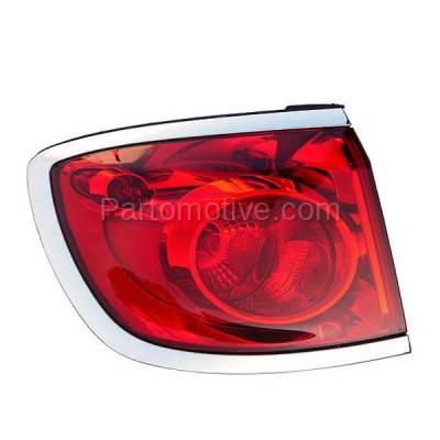 Aftermarket Replacement - LKQ-GM2804101R 08-12 Buick Enclave Taillight Taillamp Rear Brake Light Lamp Left Driver Side L