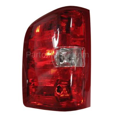 Aftermarket Replacement - LKQ-GM2800207OE Silverado Sierra Truck Taillight Taillamp Rear Brake Light Lamp Left Driver Side