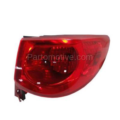 Aftermarket Replacement - LKQ-GM2801238R 09-12 Traverse Taillight Taillamp Rear Brake Light Lamp Right Passenger Side RH