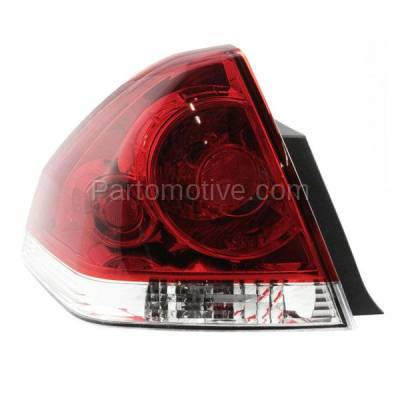 Aftermarket Replacement - LKQ-GM2800193R 06-13 Chevy Impala Taillight Taillamp Rear Brake Light Lamp Left Driver Side LH
