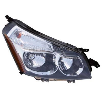 Aftermarket Replacement - LKQ-GM2503358R 08-12 Acadia Headlight Headlamp Halogen Head Light Lamp Right Passenger Side NEW