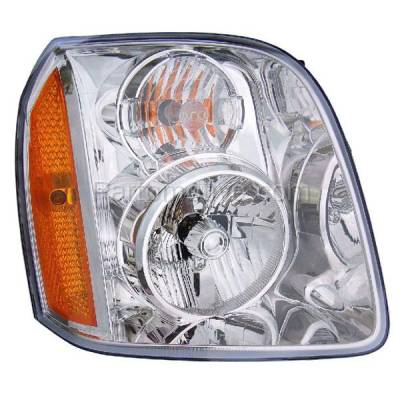 Aftermarket Replacement - LKQ-GM2503265R 07-14 Yukon XL & Hybrid Headlight Headlamp Head Light Lamp Right Passenger Side
