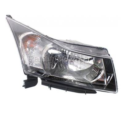 Aftermarket Replacement - LKQ-GM2503361OE 2012-2015 Chevrolet Cruze & 2016 Cruze Limited (Sedan 4-Door) Front Halogen Headlight Head Lamp Light Assembly with Bulb Right Passenger Side