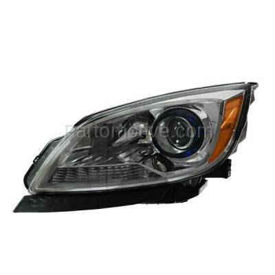 Aftermarket Replacement - LKQ-GM2502360R TYC Headlight Headlamp Front Head Light Left Driver Side SAE/DOT Approved