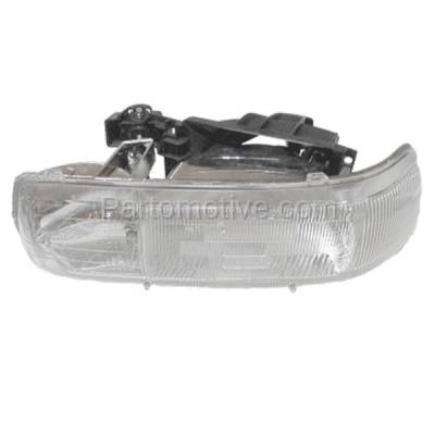 Aftermarket Replacement - LKQ-GM2502187R Chevy Silverado Pickup Truck Headlight Headlamp Head Light Lamp Left Driver Side