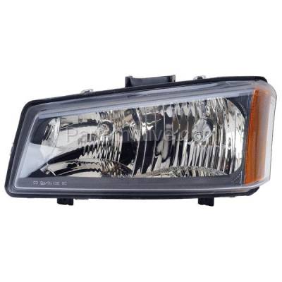 Aftermarket Replacement - LKQ-GM2502224OE 03-06 Silverado Pickup Truck Headlight Headlamp Head Light Lamp Left Driver Side