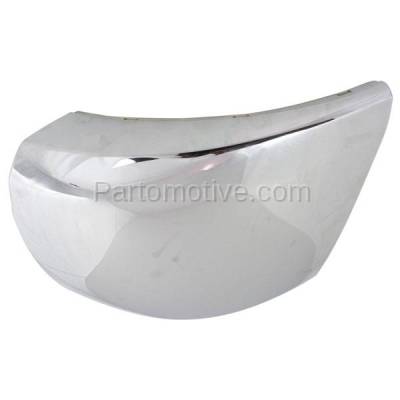 Aftermarket Replacement - LKQ-GM1016107OE 2007-2010 Chevrolet Silverado Pickup Truck 2500HD/3500HD Front Bumper Extension End Cap Chrome Plastic Left Driver Side