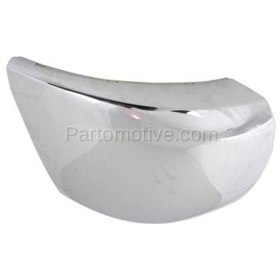 Aftermarket Replacement - LKQ-GM1017107OE 2007-2010 Chevrolet Silverado Pickup Truck 2500HD/3500HD Front Bumper Extension End Cap Chrome Plastic Right Passenger Side