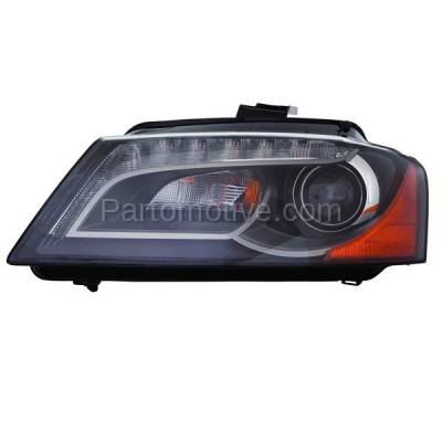 Aftermarket Replacement - LKQ-AU2502166R 2009-2013 Audi A3 & A3 Quattro (without Curve Lighting) Front Composite Headlight Headlamp Xenon Assembly Left Driver Side