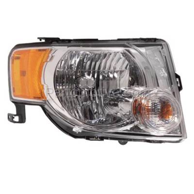 Aftermarket Replacement - LKQ-FO2503229R 08-12 Escape & Hybrid Headlight Headlamp Head Light Lamp Right Passenger Side RH