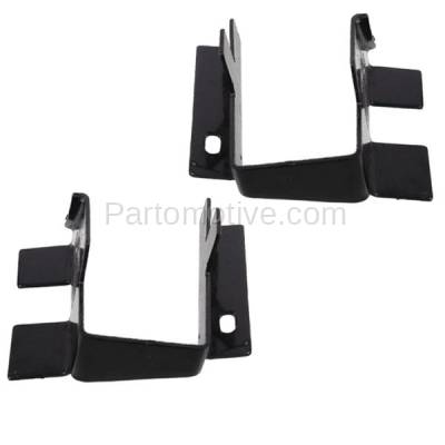 Aftermarket Replacement - BBK-1213L & BBK-1213R 1995-2005 Chevrolet Cavalier & Pontiac Sunfire Front Bumper Face Bar Retainer Mounting Brace Bracket Made of Steel SET PAIR Right Passenger & Left Driver Side