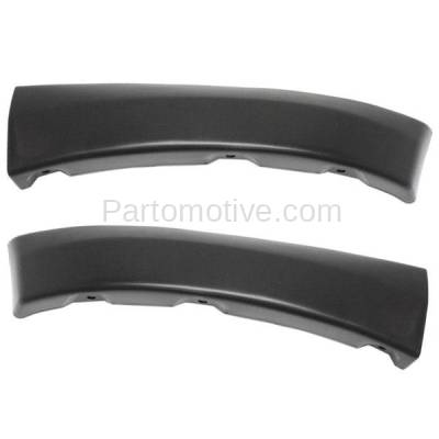 Aftermarket Replacement - BED-1114LC & BED-1114RC CAPA 2006-2012 Toyota RAV4 RAV-4 (2.4 & 2.5 & 3.5 Liter Engine) Rear Bumper Extension End Cap Primed Plastic Pair Set Right & Left Side