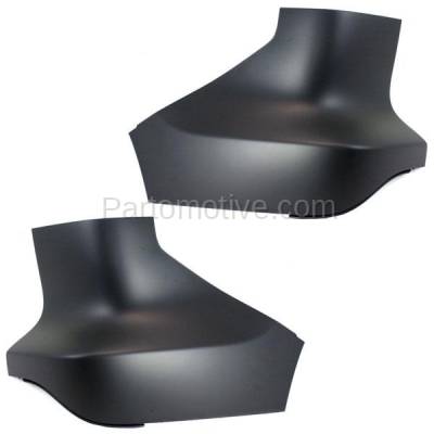 Aftermarket Replacement - BED-1051LC & BED-1051RC CAPA 2007-2009 Honda CR-V (2.4 Liter Engine) Rear Bumper Face Bar Extension End Cap Primed Plastic Right Passenger & Left Driver Side