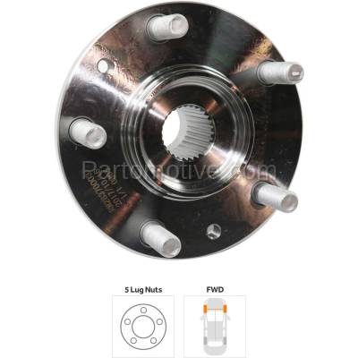 Aftermarket Replacement - KV-RM28370003 Wheel Hub, GR1A33060B