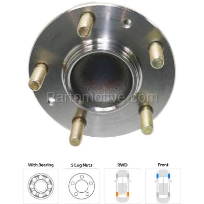 Aftermarket Replacement - KV-RM28370007 Wheel Hub, F1893304X