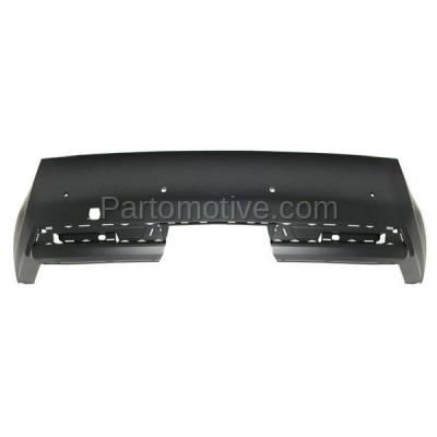 Aftermarket Replacement - BUC-3688RC CAPA 2011-2014 Cadillac CTS-V Rear Bumper Cover Assembly (with Park Assist Sensor Holes) (without Side Object Sensor) Primed Plastic