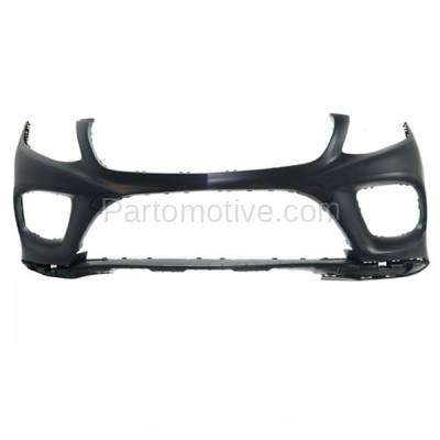 Aftermarket Replacement - BUC-3923FC CAPA 2016-2018 Mercedes-Benz GLE-Class (with AMG Styling/Sport Package) Front Bumper Cover Assembly with Park Aid Sensor Holes