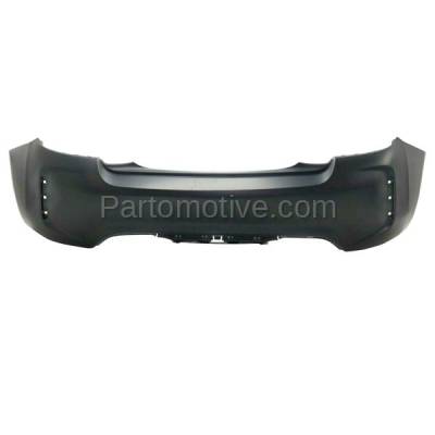 Aftermarket Replacement - BUC-3624RC CAPA 2016-2018 BMW M2 Rear Bumper Cover Assembly (without Park Distance Sensor Holes) (with Dual Exhaust Cutout) Primed Plastic