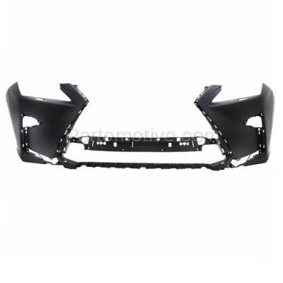Aftermarket Replacement - BUC-3833FC CAPA 2016-2019 Lexus RX350/RX350L/RX450h/RX450hL (For Models Built in Canada) Front Bumper Cover Assembly without Park Sensor Holes