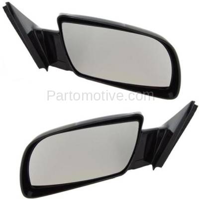 Aftermarket Replacement - MIR-2367AL & MIR-2367AR 1988-2002 Chevrolet/GMC Blazer Jimmy, Suburban Tahoe Yukon, C/K Series Pickup Truck Manual Rear View Mirror PAIR SET Left & Right Side