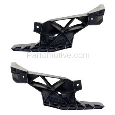Aftermarket Replacement - FDS-1008LC & FDS-1008RC CAPA 2011-2020 Chrysler Town & Country, Dodge Grand Caravan Front Fender Brace Support Bracket Plastic Black SET PAIR Left & Right Side