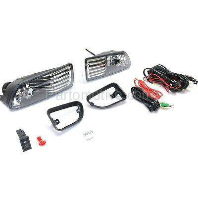 Aftermarket Replacement - KV-STYSC0510FL2 Fog Light For 2005-2010 Scion tC Set of 2 Front LH and RH Clear Lens