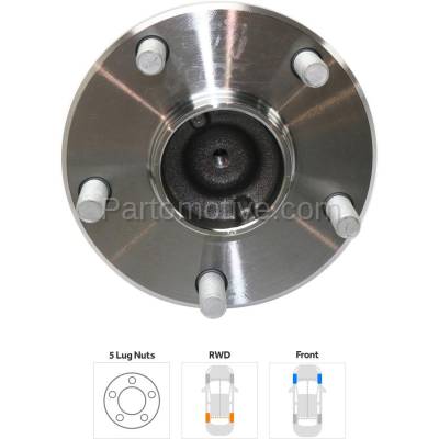 Aftermarket Replacement - KV-RL28370003 Wheel Hub, 4350222080