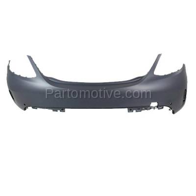 Aftermarket Replacement - BUC-3952RC CAPA 2015-2018 Mercedes-Benz C-Class (with AMG Styling/Sport Package) Rear Bumper Cover Assembly with Park Assist Sensor Holes