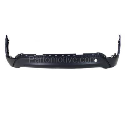 Aftermarket Replacement - BUC-3761RC CAPA 2016-2018 Hyundai Tucson Rear Lower Bumper Cover Assembly (without Blind Spot Detection & Park Assist Sensor Holes) Plastic