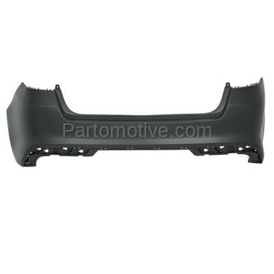 Aftermarket Replacement - BUC-3796RC CAPA 2016-2018 Kia Optima (excluding Hybrid) (Models Built in USA) Rear Upper Bumper Cover Assembly without Park Assist Sensor Holes