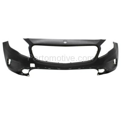 Aftermarket Replacement - BUC-3908FC CAPA 2015-2017 Mercedes-Benz GLA250 (without AMG Styling Package) Front Bumper Cover Assembly with Park Assist Sensor Holes