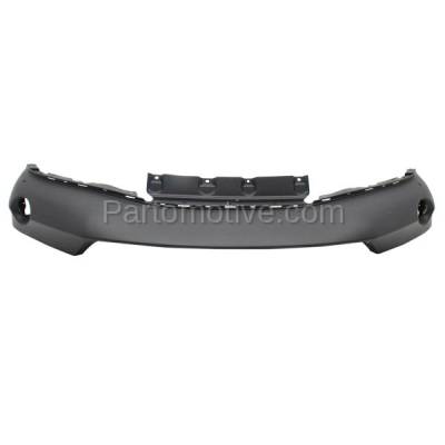 Aftermarket Replacement - BUC-3713FC CAPA 2016-2018 Honda Pilot (Elite, Touring) (For Models with Chrome Trim) Front Lower Bumper Cover Assembly Textured Plastic